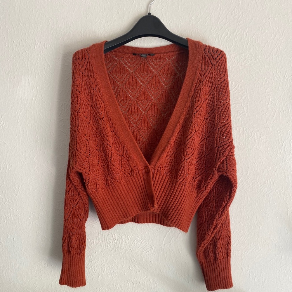 American Eagle Cropped Cardigan